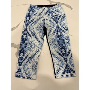 Victoria's Secret VSX Sport Capri‎ Leggings Tie Dye Athletic Small